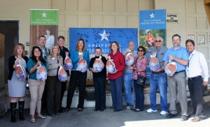 California American Water’s Operation Gobble Event in Ventura County on November 24, 2015, with Assembly Member Jacqui Irwin.