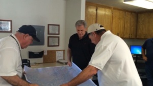 [l-r] Jim Smith, Cal Water’s Visalia Director; U.S. Congress Majority Leader Kevin McCarthy; and Cal Water’s Kern River Valley Local Manager, Chris Whitley